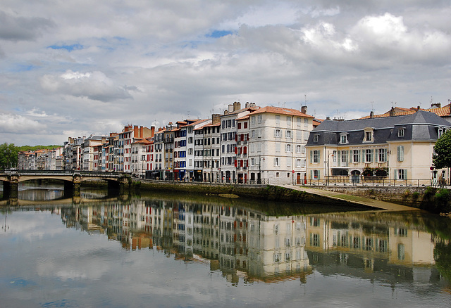 Le long de la Nive à Bayonne