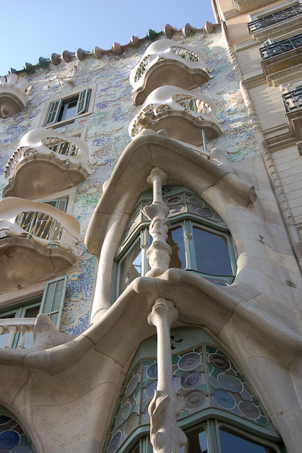 Casa Batllo - das Haus von Gaudi entworfen