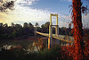 Pedestrian bridge across the Maenam Mun