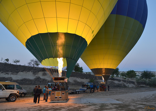 La Cappadoce en montgolfière