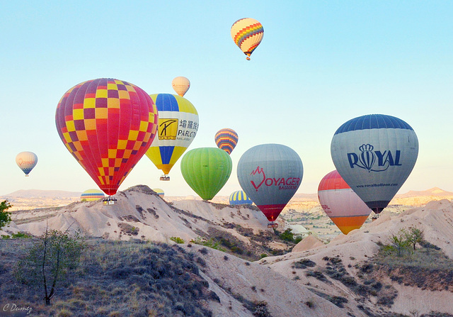 Survol Cappadoce.