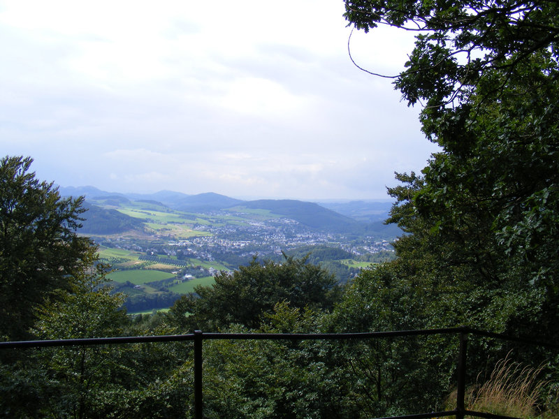 Aussicht von Borbergkapelle