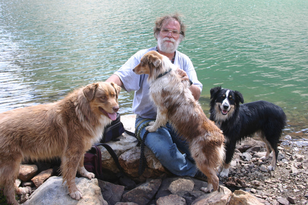 Yours truly and the gaggle at Moat Lake