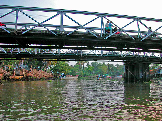 Bridge across the Mekong Delta branch