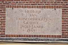 Stone of the François Houttyn's Almshouse