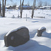 Snowy Indian cemetery / Cimetière Indien sous la neige