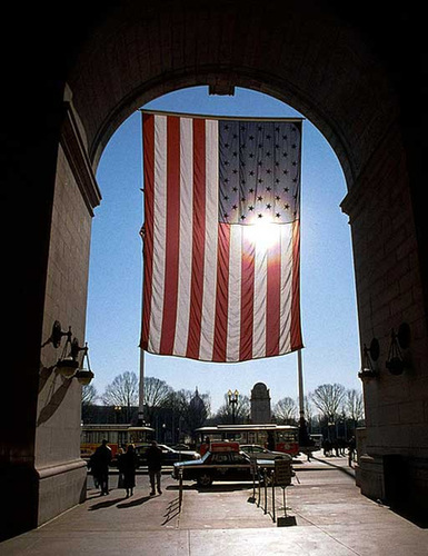 Exiting Union Station