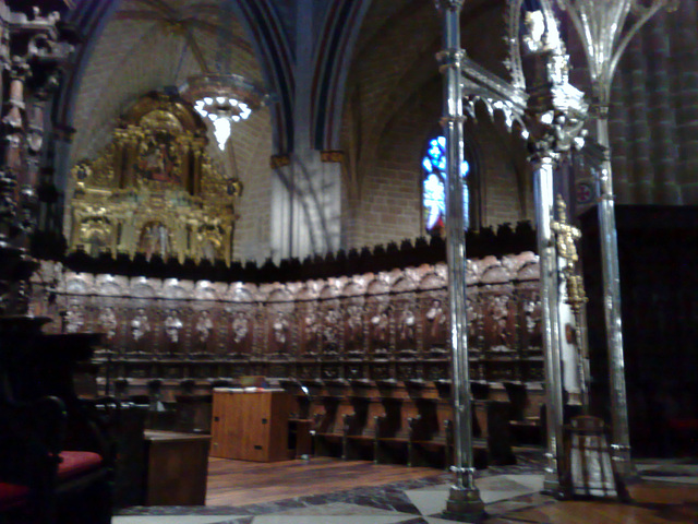 Catedral de Pamplona: Sillería coral renacentista.