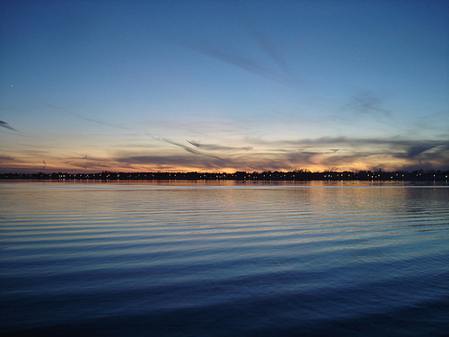 Coucher de soleil / Sunset - Venise en Québec, Québec - CANADA.