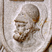 Galerie Keizersstandbeelden – Detail van het beeld van Keizer Trajanus