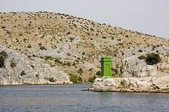 Auf dem Fluss Krka