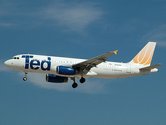 N498UA A320 TED