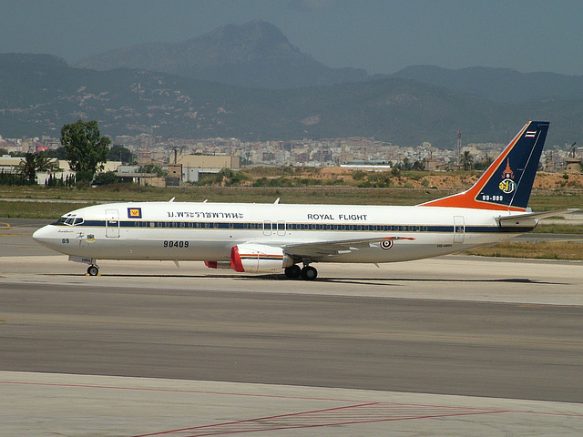 90409/HS-HRH B737-448 Royal Thai Air Force