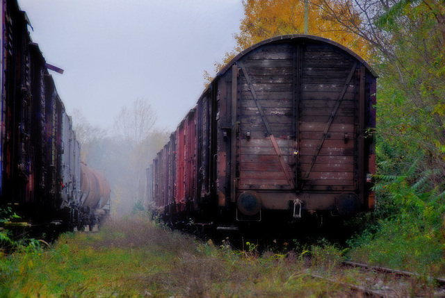 Trains and fog.......