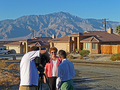 Mayor Yvonne Parks Interviewed by Channel 3 (1678)