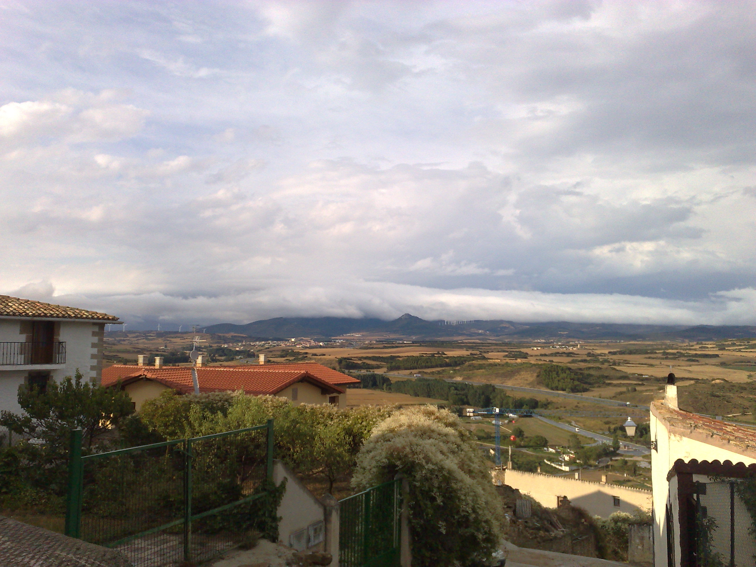 Vista de la Valdorba (Navarra).