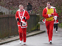 St Michael's Hospice Santa Run 1