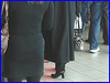 Lady 76 - Chubby black blond Lady  - Jolie Noire en blonde avec chaussures sexy - Schiphol- 19-10-2008