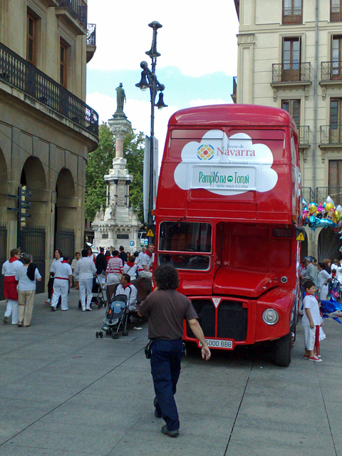 No es Londres; es Pamplona.