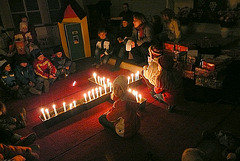 Martinszug und Feier in der Kirche