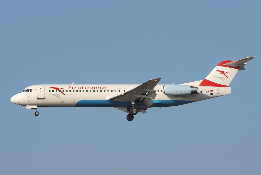 OE-LVE FK-100 Tyrolean Airways