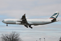 B-HXF A340-313X Cathay Pacific