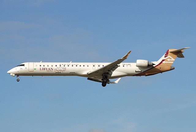 5A-LAA CRJ-900 Libyan Airlines