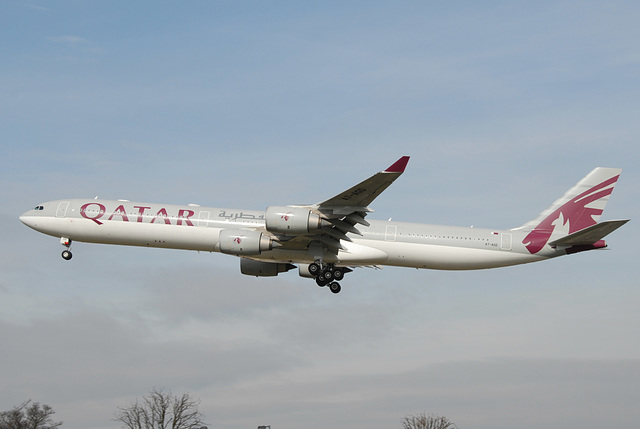 A7-AGD A340-600 Qatar Airways