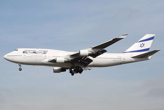 4X-ELE B747-412 El Al