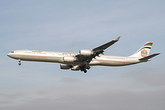 A6-EHF A340-600 Etihad Airways