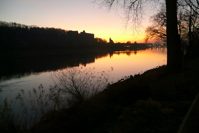 Abenddämmerung über Pirna