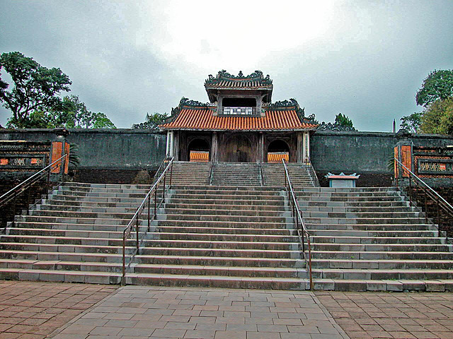 Stairs to the Tự Đức Tomb