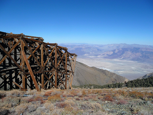 Salt Tram Transfer Point View Toward Saline Valley (1828)