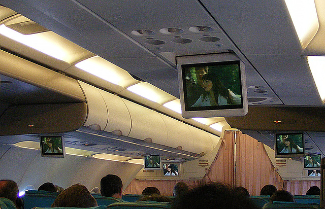 In-flight movie