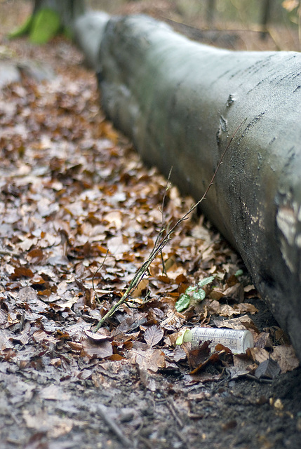 Baby lost bottle