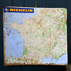 Old Michelin map of France