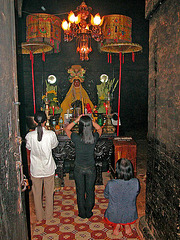 The altar inside the Po Nagar tower