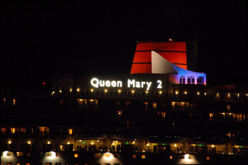 Queen Mary 2 am 29.07.08