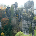 Blick auf die  Basteibrücke - Oktober 2008