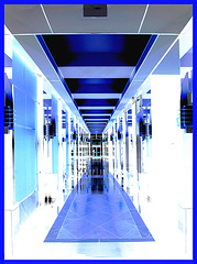 Perspective intérieure / Inner perspective - 1250 BLVD René Lévesque ouest- Montréal- 26-01-2008 - Effet négatif avec flash