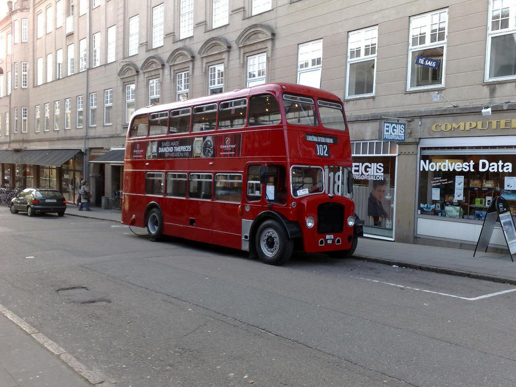 London doubledecker bus - in Denmark!