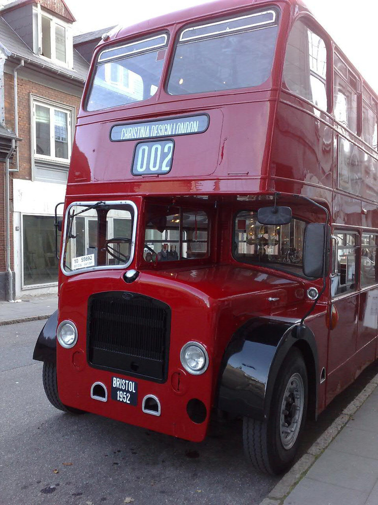 London doubledecker bus - in Denmark!