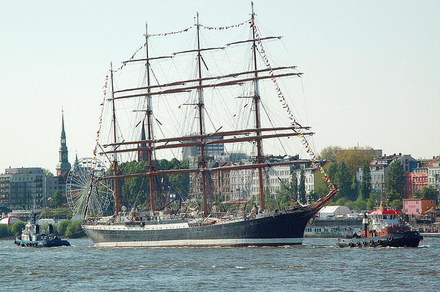 Einlaufparade 2008 in Hamburg