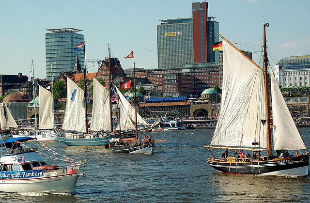 Einlaufparade 2008 in Hamburg