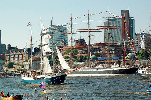 Einlaufparade 2008 in Hamburg