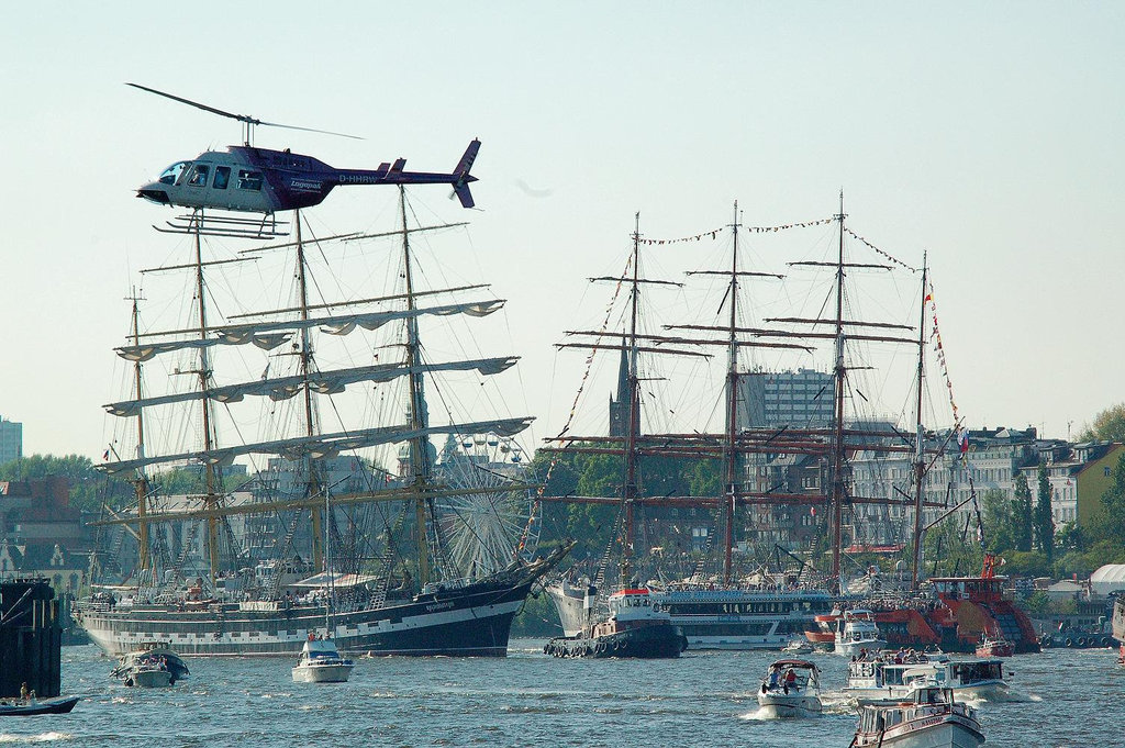 Einlaufparade 2008 in Hamburg