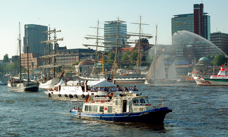 Einlaufparade 2008 in Hamburg