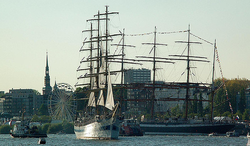 Einlaufparade 2008 in Hamburg