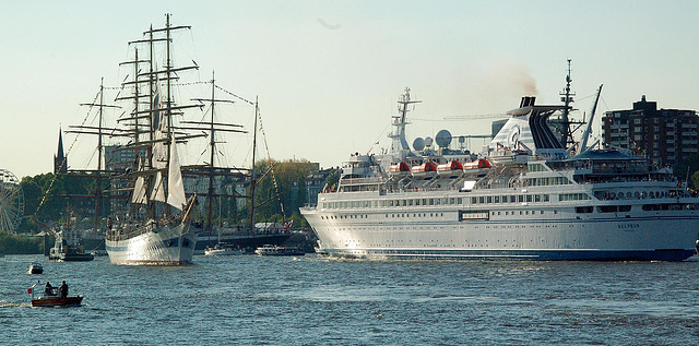 Einlaufparade 2008 in Hamburg