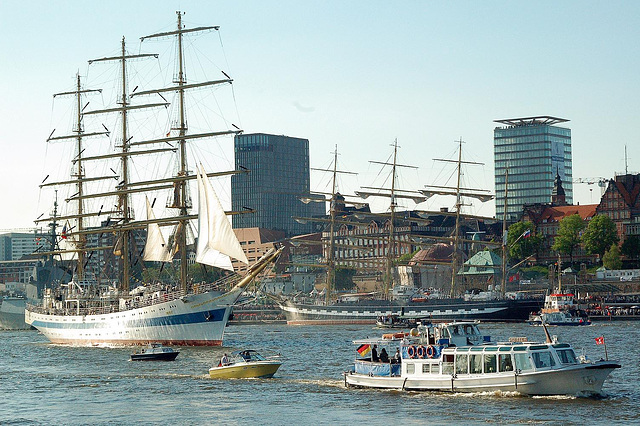 Einlaufparade 2008 in Hamburg